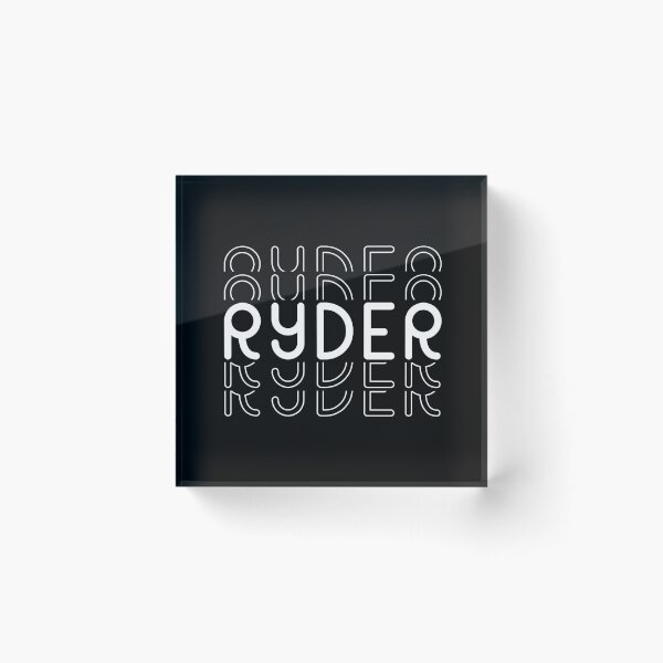 Item preview, Ryder Name in Black and White Style designed and sold by Time-is-Money.