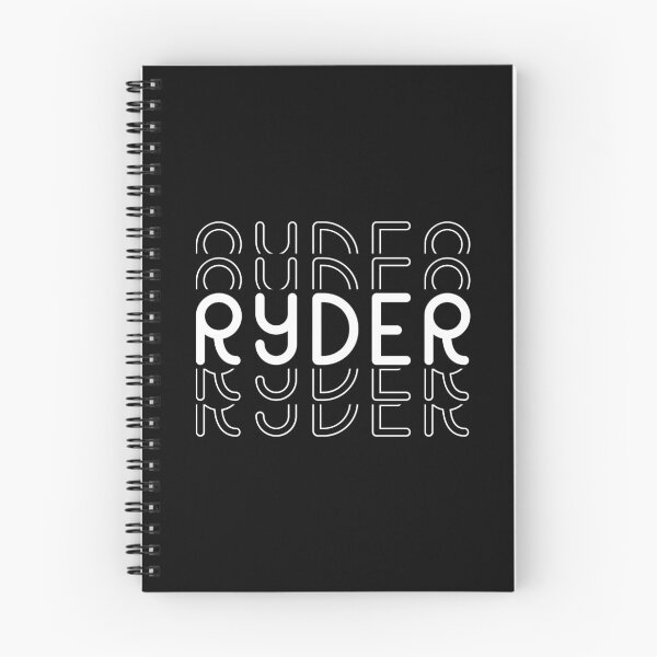 Item preview, Ryder Name in Black and White Style designed and sold by Time-is-Money.
