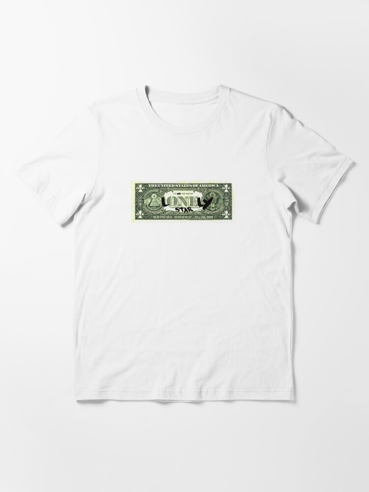 Alternate view of Lonely Star Dollar Bill Essential T-Shirt