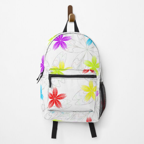 Item preview, Colourful sakura with outline background designed and sold by Jamial.
