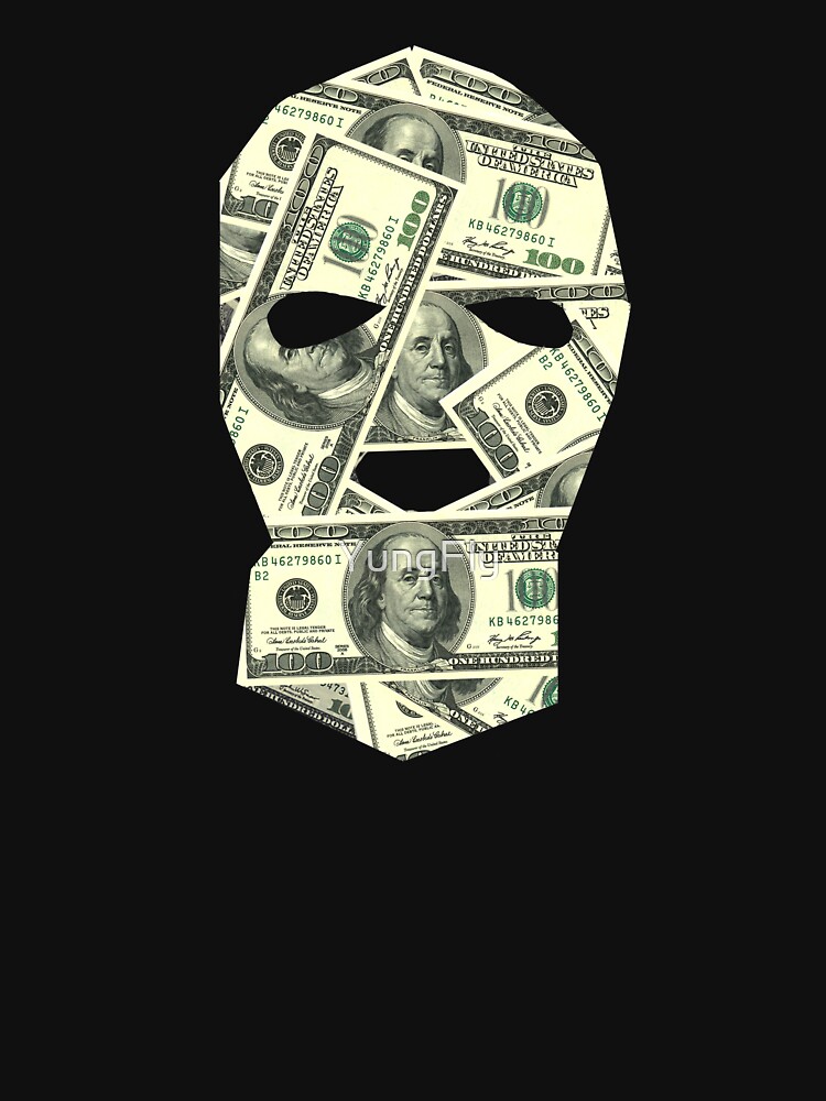 “Money Ski-Mask” T-shirt by YungFly | Redbubble