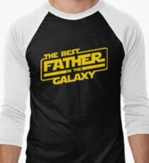 The Best Father In The Galaxy Men's Baseball ¾ T-Shirt