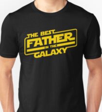 Camiseta unisex El mejor padre de la galaxia