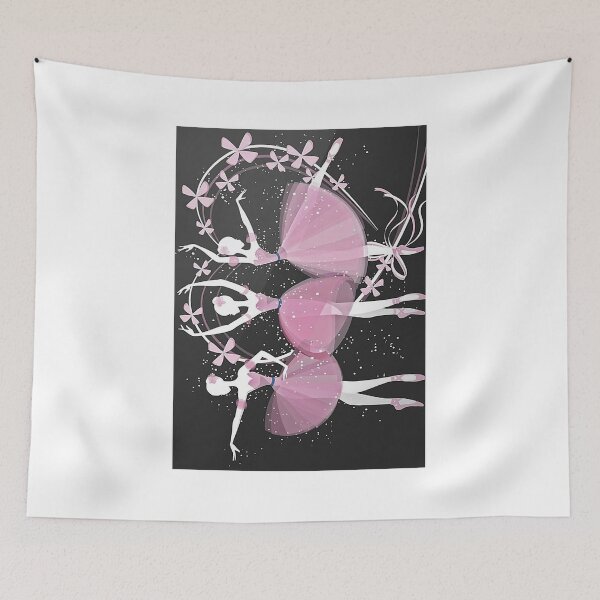 Item preview, Ballet Girls Purple Flowers Poster designed and sold by KatharinaSHoch.