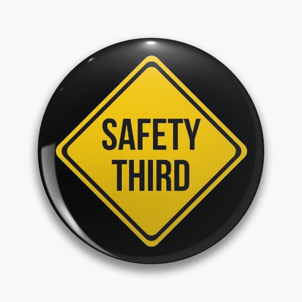 Item preview, Safety Third Road Sign Joke designed and sold by  Srdjan Stanisic.