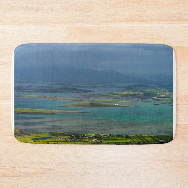 Item preview, Impressive view from top of the mountain Croagh Patrick, nicknamed the Reek in County Mayo after Mweelrea and Nephin, Ireland designed and sold by AlbertMi.