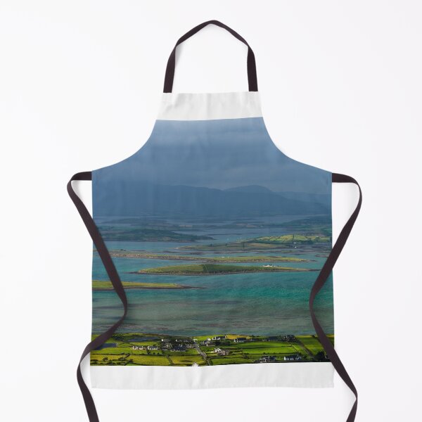 Item preview, Impressive view from top of the mountain Croagh Patrick, nicknamed the Reek in County Mayo after Mweelrea and Nephin, Ireland designed and sold by AlbertMi.