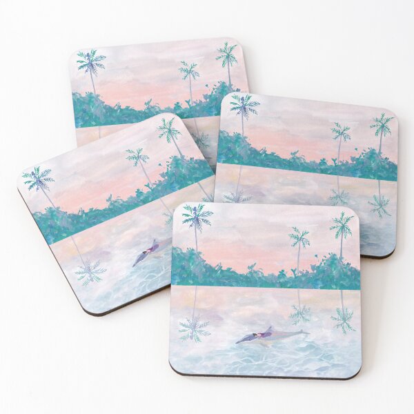Item preview, dolphin swimming designed and sold by tagtraum208.
