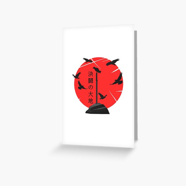 Oni Samurai Mask Art Greeting Card By Rittichai Redbubble