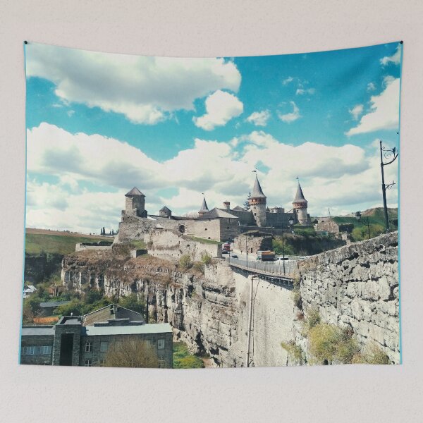Item preview, The Old Fortress on a bright spring day, Kamenets-Podolsky, Ukraine  designed and sold by helenkaiy.