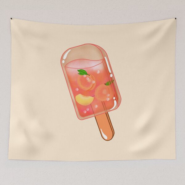 Item preview, Fresh Peach Ice Pop designed and sold by Kimprut.