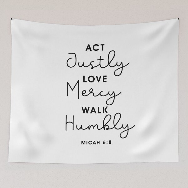 Item preview, Act Justly Love Mercy Walk Humbly designed and sold by corbrand.
