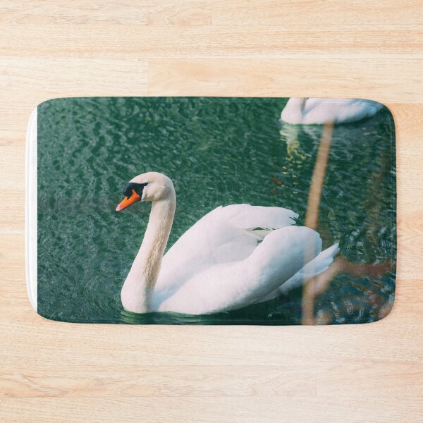 Item preview, Couple Swan Swimming In The River designed and sold by JTS STORE.