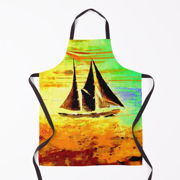 Item preview, A ship in the sunset glow designed and sold by Maria Mihailova.