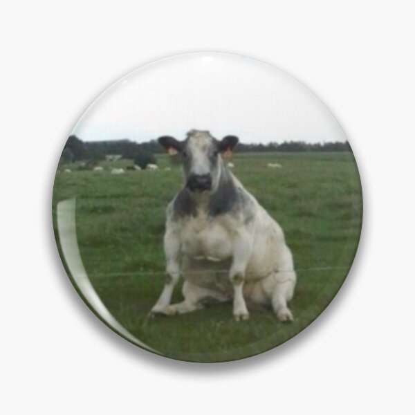 Item preview, Cow sitting in field designed and sold by tbts.