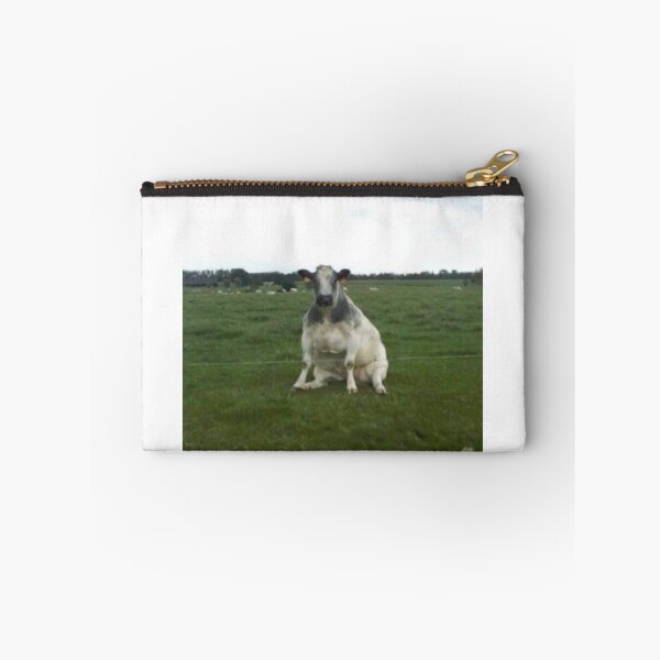 Item preview, Cow sitting in field designed and sold by tbts.