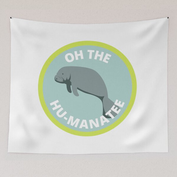 Artikelvorschau, Oh, das Hue-Manatee Manatee Pun entworfen und verkauft von ToastyBopShop.