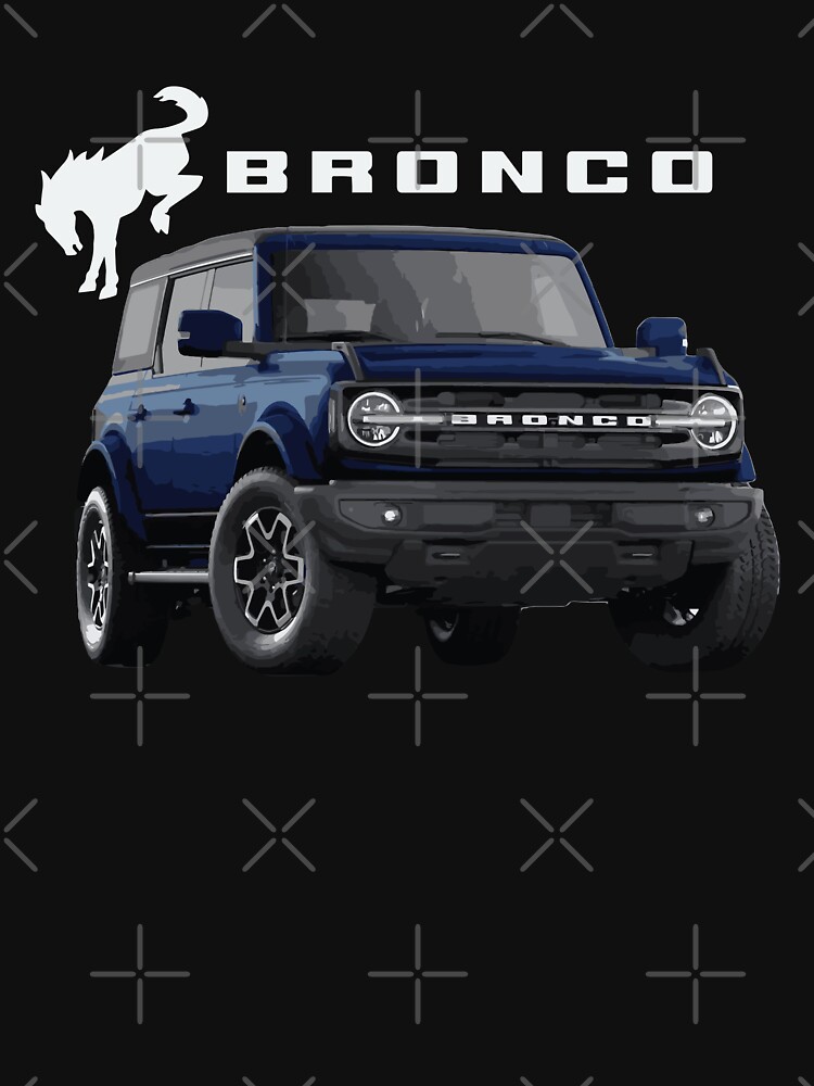 Ford Bronco USA Wildtrack Velocity Blue Essential T-Shirt for Sale by  cowtownCOWBOY