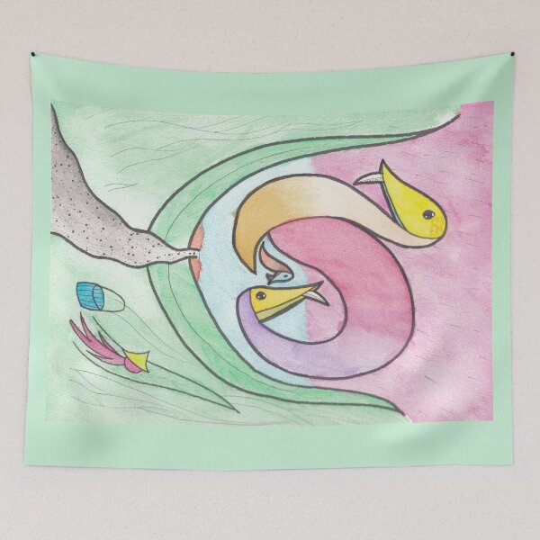 Item preview, Swanlike Serpents Of Sabered-Tooth designed and sold by Elina Lewis.