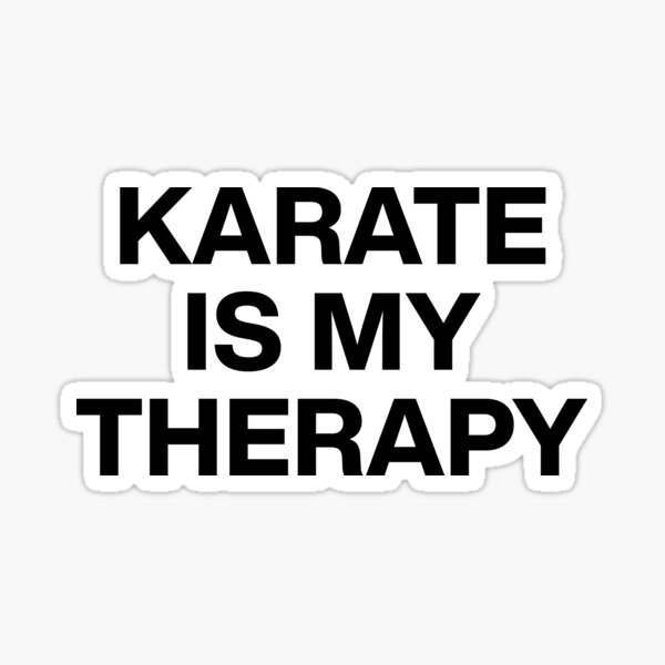 Item preview, Karate ist meine Therapie Perfekt für Karate Fighter oder Tranier designed and sold by Time-is-Money.