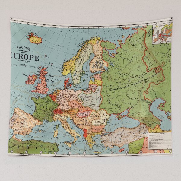 Item preview, Vintage Map of Europe designed and sold by narekmug.