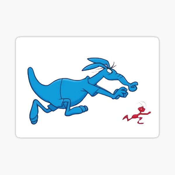 the ant and the aardvark Sticker