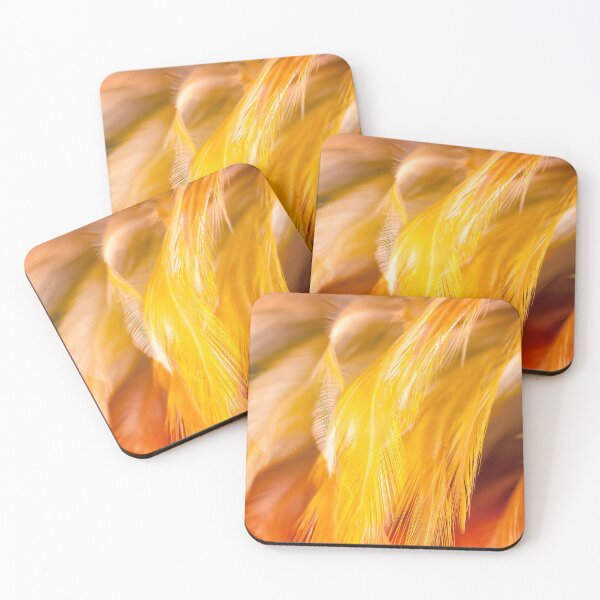 Item preview, Beautiful Orange Feather Background  designed and sold by JTS STORE.