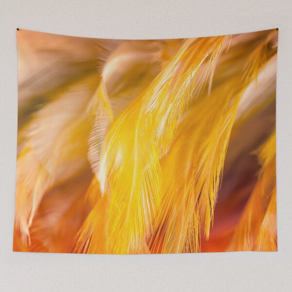 Item preview, Beautiful Orange Feather Background  designed and sold by JTS STORE.