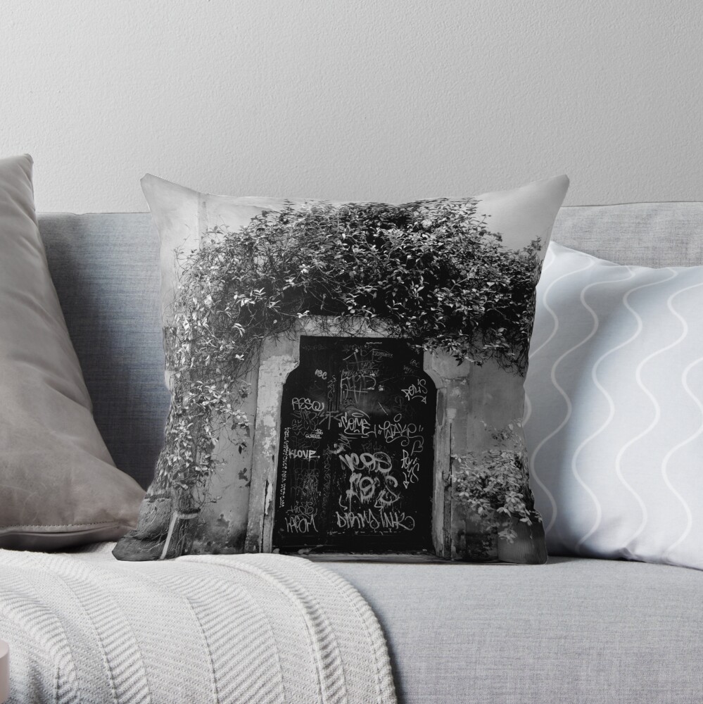 Trastevere Door Throw Pillow