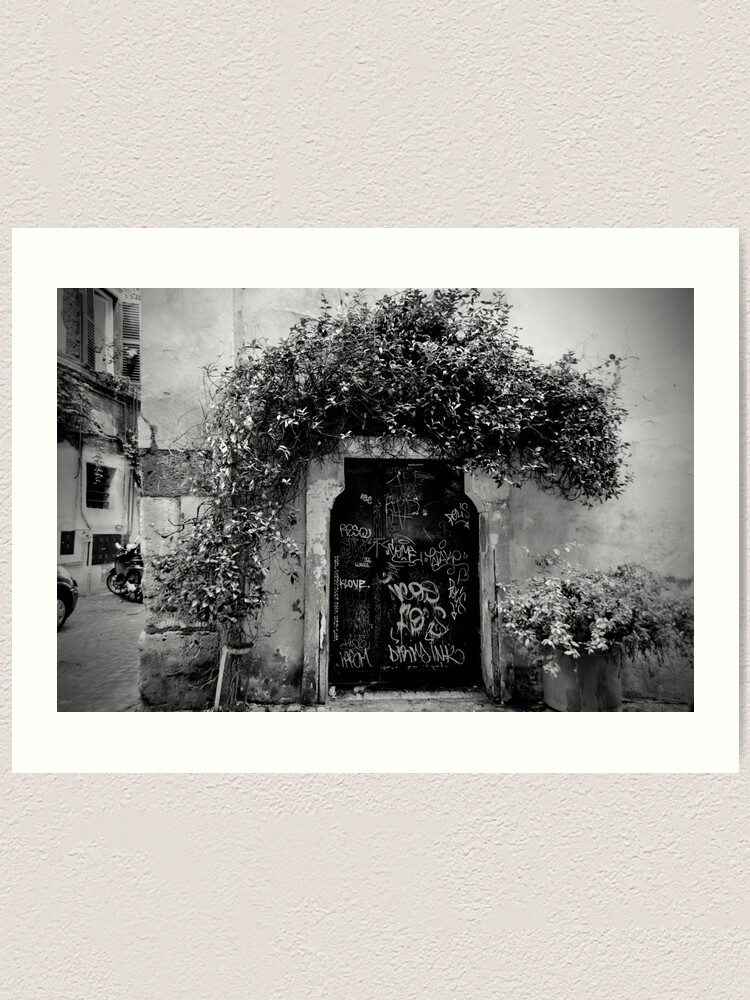Alternate view of Trastevere Door Art Print