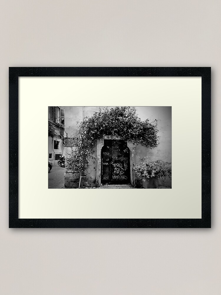 Alternate view of Trastevere Door Framed Art Print