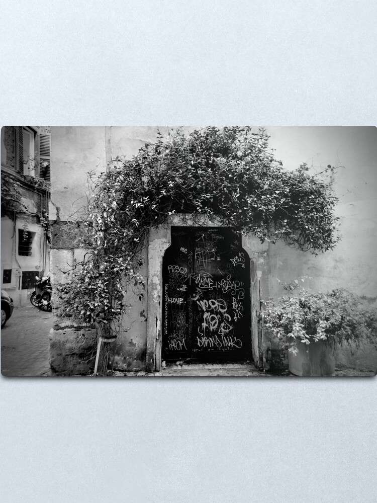 Alternate view of Trastevere Door Metal Print