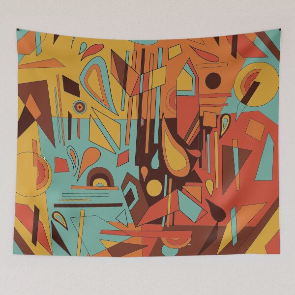 Item preview, Cubist Abstract Work designed and sold by cemreyigitsahin.