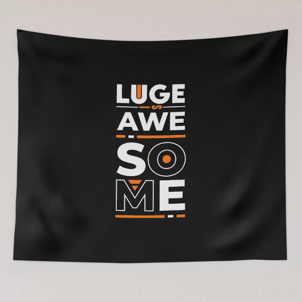 Item preview, Luge is Awesome | Luge Sports designed and sold by graphic-genie.