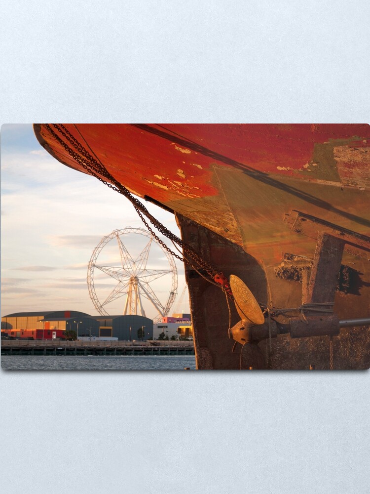 Alternate view of Peeking Under Alma Metal Print