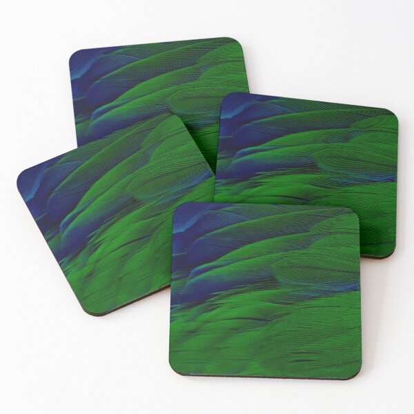 Item preview, Two Colored Feather Blue-Green Texture Background designed and sold by JTS STORE.