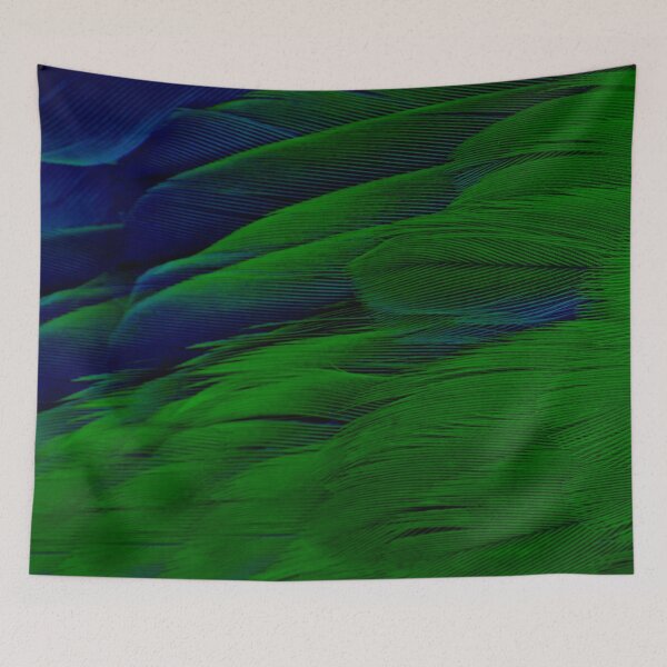 Item preview, Two Colored Feather Blue-Green Texture Background designed and sold by JTS STORE.