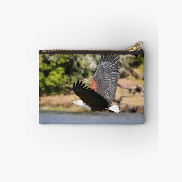 Item preview, African Fish Eagle in Flight Over the Chobe River designed and sold by Robert Kelch, M.D..