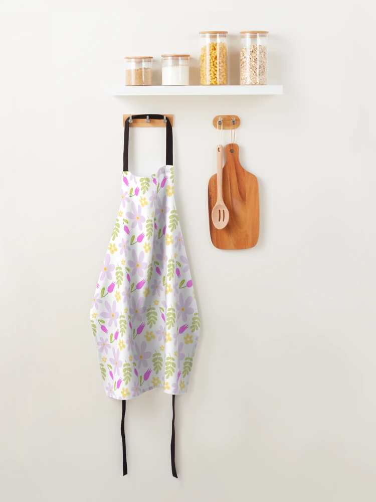 Thumbnail 4 of 6, Apron, Spring Pattern designed and sold by EVERTEESLOVER.