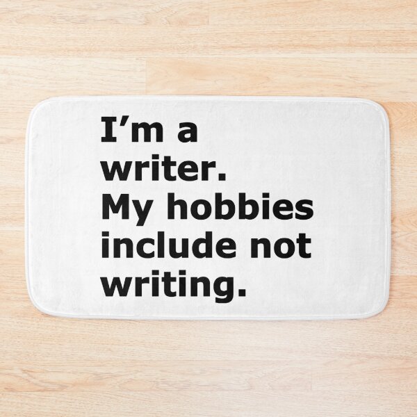 Item preview, Relatable writing meme simple text designed and sold by MultifanArt1.