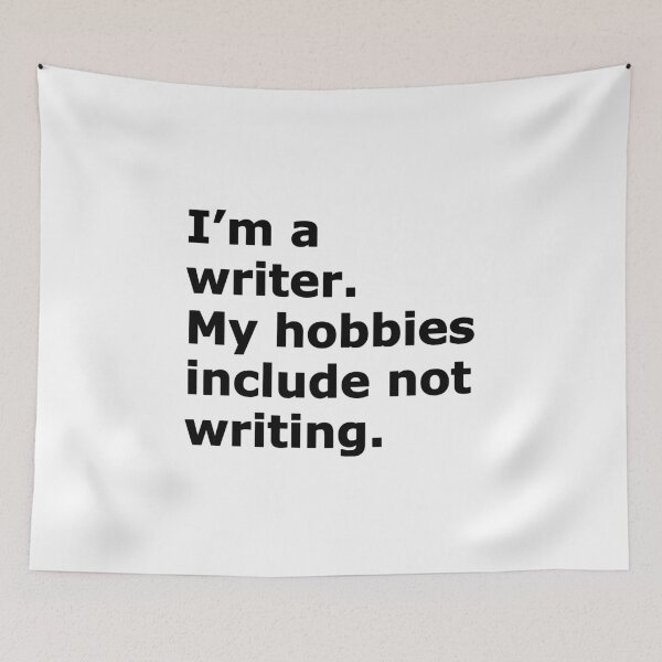 Item preview, Relatable writing meme simple text designed and sold by MultifanArt1.