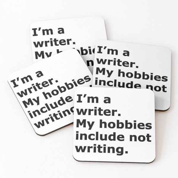 Item preview, Relatable writing meme simple text designed and sold by MultifanArt1.