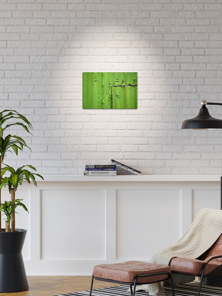 Thumbnail 1 of 4, Metal Print, Green Section designed and sold by Tiffany Dryburgh.