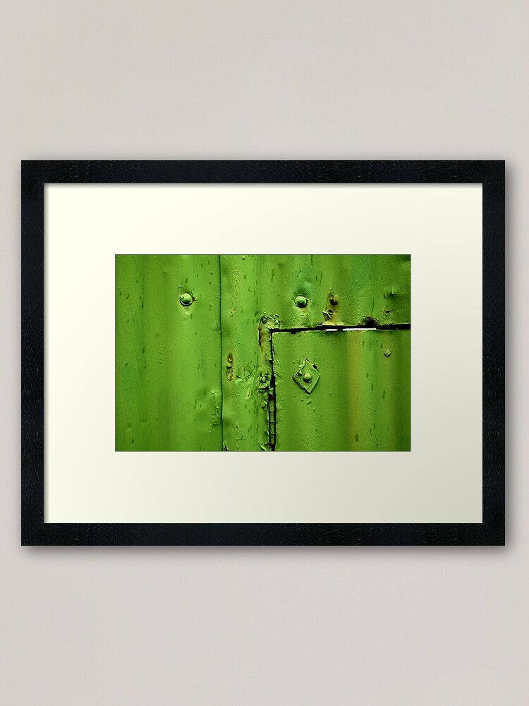 Alternate view of Green Section Framed Art Print