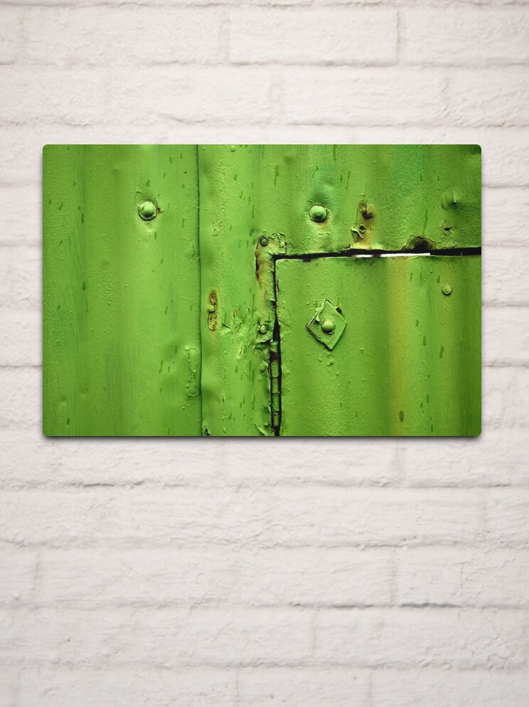 Metal Print, Green Section designed and sold by Tiffany Dryburgh