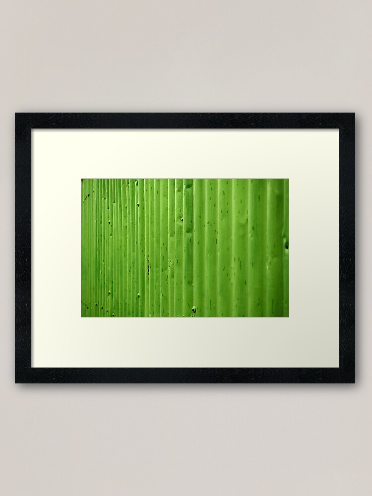 Alternate view of Green Ripples Framed Art Print