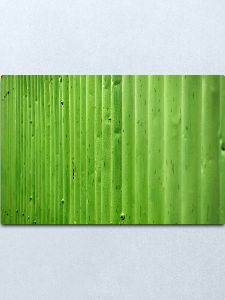 Alternate view of Green Ripples Metal Print