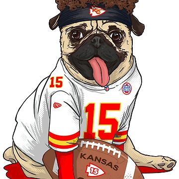 Pretty Patrick Mahomes Pug Mahomes Kánsás Cítý Chíéfs Gift T