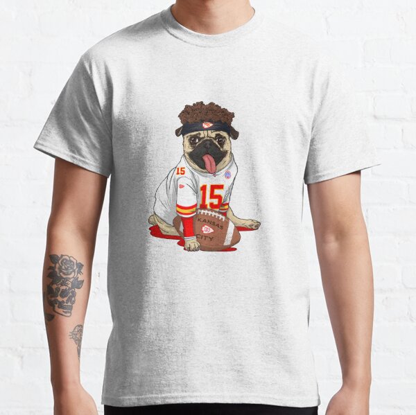 Pretty Patrick Mahomes Pug Mahomes Kánsás Cítý Chíéfs Gift T