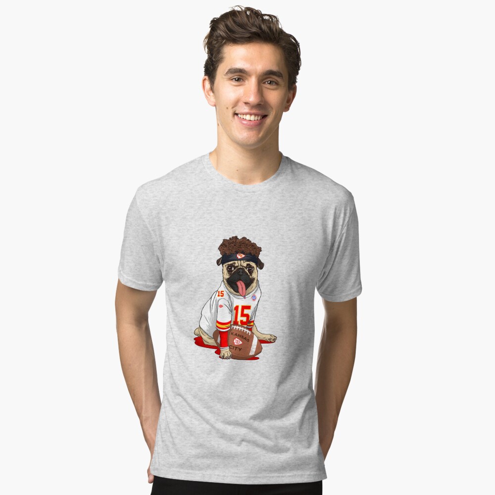 Pretty Patrick Mahomes Pug Mahomes Kánsás Cítý Chíéfs Gift T